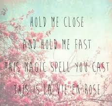 La Vie En Rose Lyrics How I Met Your Mother Hold Me Close And Hold Me Fast La Vie En Rose Lyrics Rose Quotes Cheesy Quotes Words