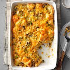 Broccoli Mushroom Bubble Bake Recipe Recipes Breakfast Casserole Vegetarian Casserole Recipes