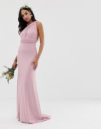 Tfnc Bridesmaid Exclusive Multiway Maxi Dress In Pink Maxi Dress Prom Short Bridesmaid Dresses Multiway Bridesmaid Dress