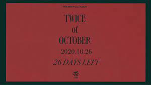 It's something that unwinds the mind from our everyday hustle and provides a cushion to our soul. Twice Analytics On Twitter Comeback Countdown Twice The 2nd Full Album Twice Of October 2020 10 26 Mon 6pm 26 Days Left Jypetwice Twice íŠ¸ì™€ì´ìŠ¤ Twiceofoctober Https T Co Bzow4vfw1c Twitter