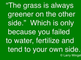 The Grass Is Always Greener On The Other Side Meaning In Marathi Larry Winget Quote The Grass Is Greener Encouragement Quotes Relationship Quotes True Words