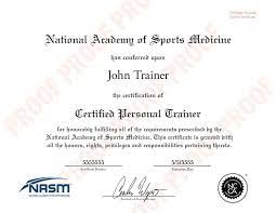 With a certified personal training certificate, you will be on your way to assisting your clients achieve their health and fitness goals. Nasm Certification Review How To Become A Certified Nasm Trainer