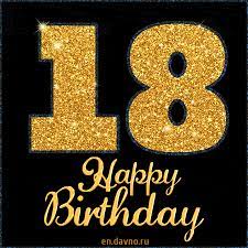 Happy 18th Birthday GIF — Download on Funimada.com