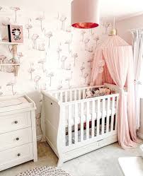 Flamingo Nursery Decor Blush Pink Nursery Girl Nursery Ideas Flamingo Wallpaper Nursery Baby Room Pink Baby Room Decor Pink Baby Room