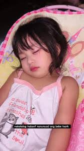 ang ganda mo kahit tulog bebe shark 😘😘 #missdonna