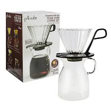 Black And Decker Brew And Go Paper Filter Primula Pike Pour Over Coffee Dripper And Carafe Set Borosilicate Glass For Light Non Bitter Drip B Drip Brew Coffee Pour Over Coffee Carafe Set