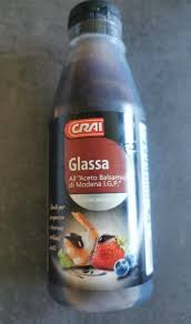 Glassa di aceto balsamico igp di modena, ideale per arricchire tutti i tuoi piatti: Glassa All Aceto Balsamico Crai