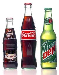 soda bottles