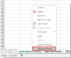 How To Spell Check All Sheets Or Entire Workbook At Once In Excel