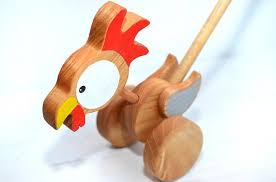 jouet a pousser en bois enfant jouet en bois sur roues poule etsy jouets en bois jouets artisanaux jeux en bois