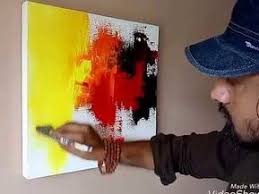 Acrylic Abstract Painting Demonstration 2017 Heaven On Earth Youtube Abstract Painting Abstract Art Painting Buy Abstract Painting