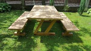 Maybe you would like to learn more about one of these? Casa Padrino Garden Furniture Set Rustic Table 2 Garden Benches Length 200 Cm Oak Solid Wood Real Wood Furniture Solid Model Z