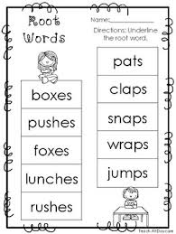 Easy exercise on root words. 10 Root Words Printable Worksheets In Pdf File Kdg 2nd Grade Ela