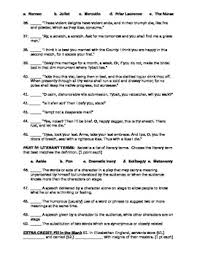 List of products by publishers burlington books. Romeo And Juliet Test And Answer Key By Classroom Quips And Tips
