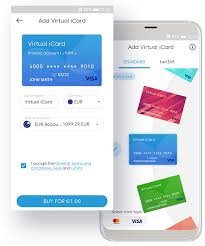 Virtual prepaid cards for anonymous payments and verification. Icard Digital Wallet