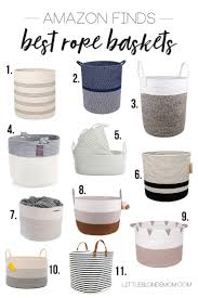 Best Rope Baskets On Amazon Love Finding Affordable Cute Storage Baskets On Amazon Amazonfi Storage Baskets Toy Storage Baskets Decorative Storage Baskets