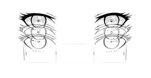 I drew the dark bottom and top lash lines. How To Draw Female Anime Eyes