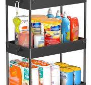 SPACEKEEPER Rolling Storage Cart 3 Tier Bathroom Cart Organizers with  Wheels Laundry Room Organization Mobile Shelving Unit Utility Cart Storage  ...