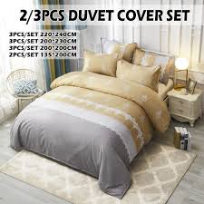 Our soft washed linen duvet covers will set the mood and create the atmosphere you're longing for in your place of rest and relaxation. 2 3 Pieces Bright Color Bedding Set Duvet Cover Pillow Case Kit European Style Bedclothes Home Bedroom Decor Walmart Canada