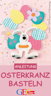 Osterkranz Basteln Der Lustige Eierkranz Osterkranz Basteln Ostern Geschenke Basteln Osternest Basteln