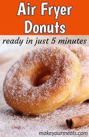Easy Air Fryer Donuts Recipe Ready In Just 5 Minutes Make Your Meals Recipe Air Fryer Recipes Healthy Air Fryer Recipes Easy Air Fryer Doughnut Recipe
