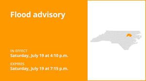Flood advisory for Edgecombe and Nash counties