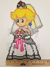 Super Mario Odyssey Peach Perler By Jrfromdallas Deviantart Com On Deviantart Perler Bead Mario Perler Bead Art Diy Perler Beads