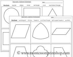 Geometry Cabinet Worksheets Worksheets For The Geometry