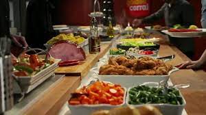 Across the country, people will gather (or, ideally, not) for a dinner of lean meat, plentiful vegetables, and moderate amounts of sweets. Golden Corral Thanksgiving Day Buffet Tv Commercial Holiday Feast Ispot Tv