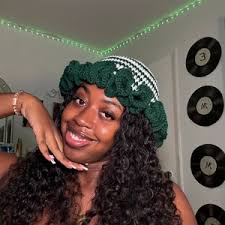 Crochet Ruffle Hat (solid) (choose Your Color)