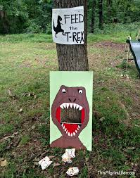 Outdoor Birthday Party Ideas For 5 Year Old Boy Outdoor Dinosaur Birthday Party This Pilgrim Life Dinosaur Birthday Party Dinosaur Birthday Dino Birthday Party