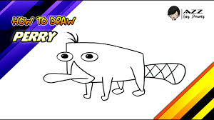 For boys and girls, kids and adults, teenagers and toddlers, preschoolers and older kids at school. How To Draw Perry The Platypus Step By Step Youtube