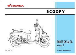 Honda Scoopy Parts Manual