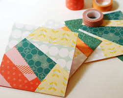 Washi tape is simply printed paper tape you can buy on rolls (kind of like pretty masking tape.) many companies are making this now, and prices can range from $1 to $5 per roll. Funky Washi Tape Cards Allfreepapercrafts Com