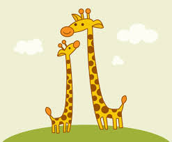 Cute cartoon baby giraffe in sunglasses. Free Cute Cartoon Giraffes Vector Vector Art Graphics Freevector Com