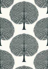 Black And White Mushroom Wallpaper Mulberry Tree Black And White T10602 Collection Ceylon From Thibaut In 2020 Mulberry Tree Black And White Tree Black And White Wallpaper
