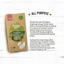 Sebagai tepung yang tergolong tepung pati, tepung tapioka mengandung sangat sedikit protein dan tidak mengandung gluten. Tepung Ladang Lima Gluten Free All Purpose Flour Tapioka Pengganti Terigu Shopee Indonesia