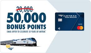 We did not find results for: Amtrak Credit Card Offering Best Ever 50 000 Point Welcome Offer