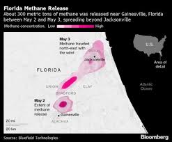 Optically thick methane clouds form in regions where atmospheric dynamics pushes the supersaturation beyond a threshold value. No One Is Owning Up To Releasing Cloud Of Methane In Florida