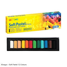 Mungyo's popular artists' soft pastels in a convenient square shape are now available in vibrant sets! Mungyo Soft Pastels For Artists 12 Colours