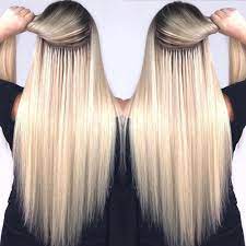 Hair extensions at a professional salon typically cost $200 to $600 depending on the type. Magnificent Installation Done By Tbhairandmakeup Dreamcatchershairextensions Dreamcat Hair Extensions Tutorial I Tip Hair Extensions Beaded Hair Extensions