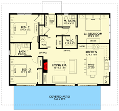 Affordable house plans & duplex designs plus low cost. Modern House Plan With Low Pitched Roof 67792mg Architectural Designs House Plans