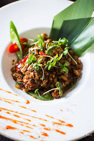 Choice of chicken, pork or beef stir fried with shredded ginger, dried mushrooms, onions and scallion. Uophorlige Intrusion Husdyr Pad Ga Paw Egetrae Mirakulos Marty Fielding
