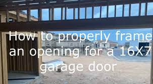 Check spelling or type a new query. How To Guide On Framing A Garage Door Opening Correctly