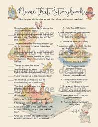 Virtual Vintage Storybook Baby Shower Game Name That Etsy In 2021 Storybook Baby Shower Storybook Baby Shower Vintage