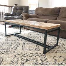 Polish up a beautiful slab of wood, add some retro hairpin legs and voila! No Weld Metal Coffee Table Base The Someday Home