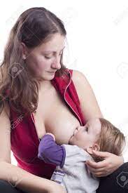 彼女の少女の母親母乳 の写真素材・画像素材. Image 13489726.
