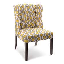 Try tucking one in the corner of a living room to create a cozy reading area or place a pair together in a. Yellow Gray Geo Print Wingback Accent Chair Kirklands