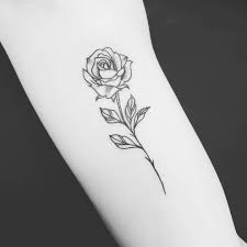 95 Likes 5 Comments Danielle Danifelczaktattoo On Instagram Sweet And Simple Inner Bicep Ros Small Rose Tattoo Rose Outline Tattoo Rose Drawing Tattoo