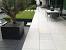 White Stamped Concrete Pool Deck